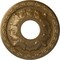 Ekena Millwork Leaf Ceiling Medallion (Fits Canopies up to 4 3/4"), 11 3/8"OD x 3 5/8"ID x 1 1/8"P, Pale Gold CM11LFPAS - alternate 1